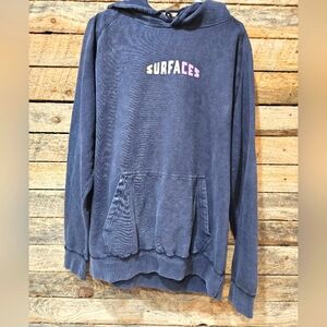 Gently worn SURFACES black hoodie size extra large unisex‎